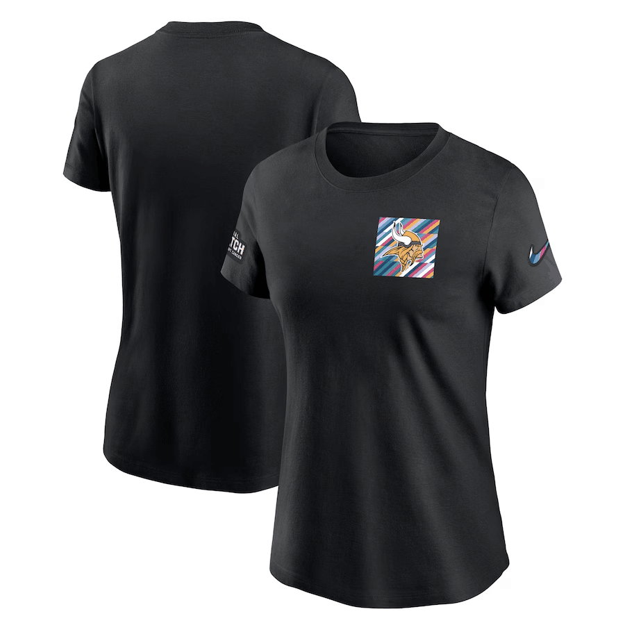 Women's Minnesota Vikings Black 2023 Crucial Catch Sideline Tri-Blend T-Shirt(Run Small) Women's Minnesota Vikings Black 2023 Crucial Catch Sideline Tri-Blend T-Shirt(Run Small)